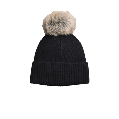 Bonnet en maille de cachemire à pompon NEXT
