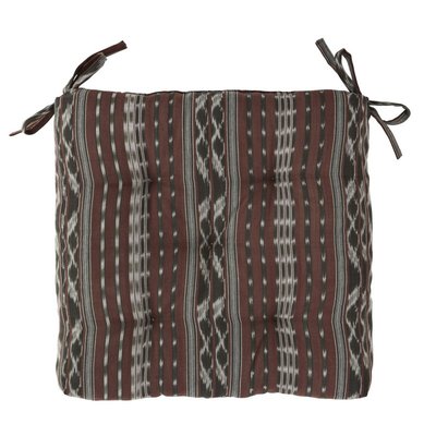 Coussin de chaise tissé ikat MADAM STOLTZ