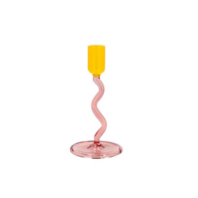Bougeoir en verre VIVID VILLA COLLECTION