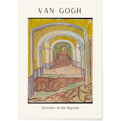 Affiche Van Gogh - Corridor in the Asylum L'AFFICHERIE