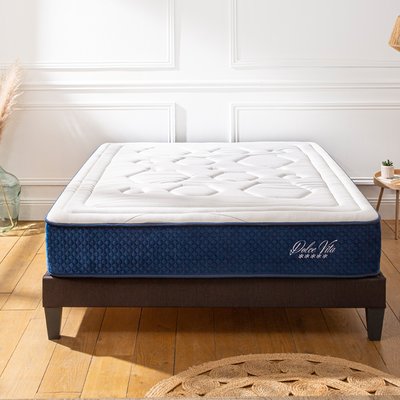 Ensemble Matelas Ressorts + Sommier DOLCE VITA MAISON AUBERTIN