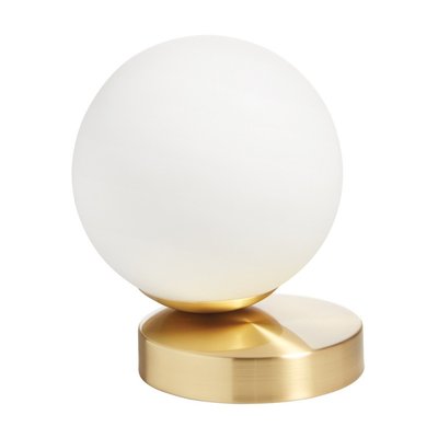 Lampe De Chevet Tactile Roxanne Verre Et Laiton Mat MILLUMINE