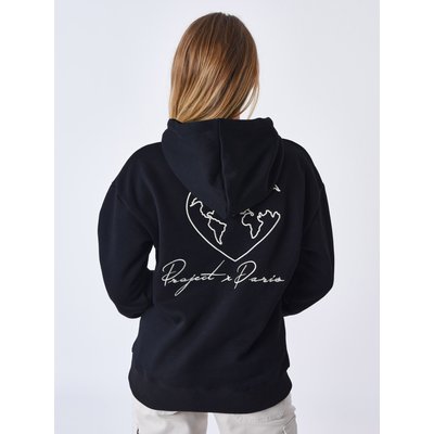 Sweat à Capuche motif coeurmonde PROJECT X