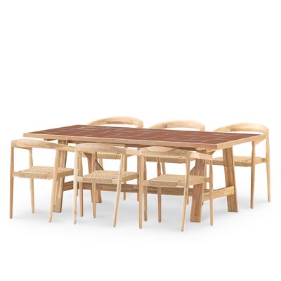 Salon de jardin, 6 fauteuils BISBAL & MODENA DEFORA HOME