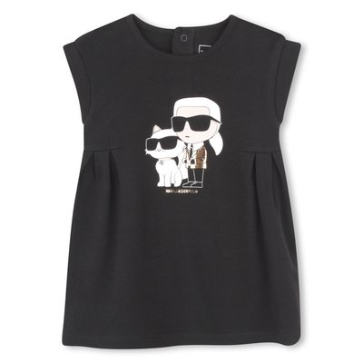 Robe évasée avec illustration KARL LAGERFELD KIDS