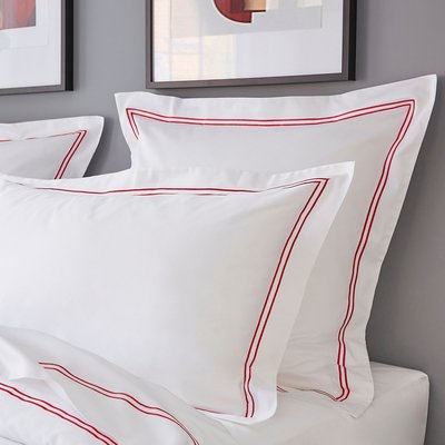 Taies d'oreiller satin de coton ELEGANCE lot de 2 MPC MAISON