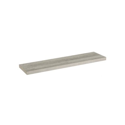 Étagère Murale Tablette en Bois MDF Gris - 100cm WADIGA
