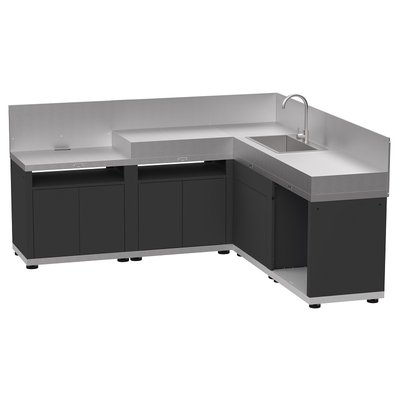 Cuisine extérieure d'angle  5 Modules - Duo LE MARQUIER