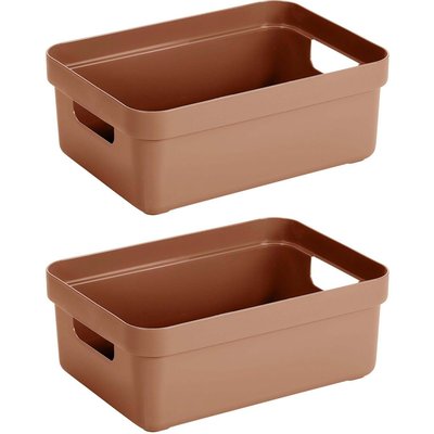 Boîte de rangement Sigma Home Box 9L (Lot de 2) JARDINDECO