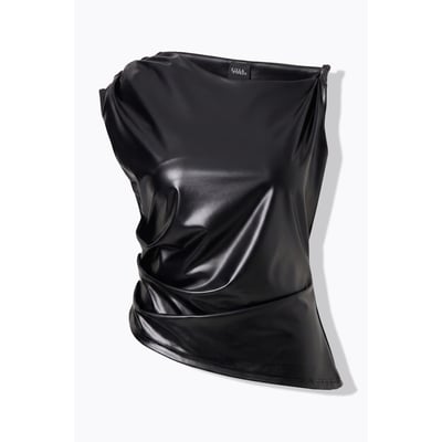 Top, effet cuir, coupe Slim Fit ULLA POPKEN