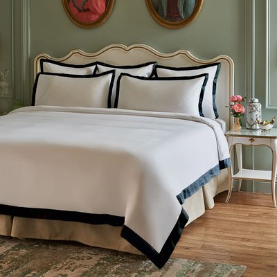Housse de couette satin de coton 120 fils SUITE HERITAGE GARNIER-THIEBAUT
