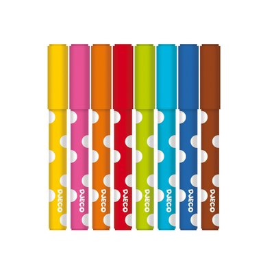 Les couleurs des petits - 8 feutres pour les petits DJECO