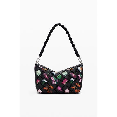 Petit sac tressé à fleurs DESIGUAL