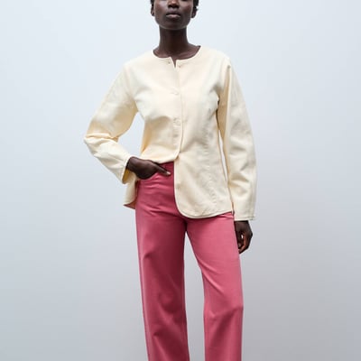 Pantalon pret a teindre taille descendue MONOPRIX