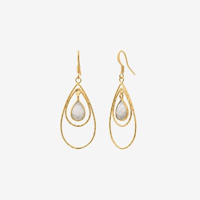 Boucles d'oreilless dorées - SELMA CAROLINE NAJMAN