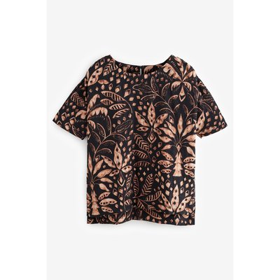 T-shirt coupe carrée texturé NEXT