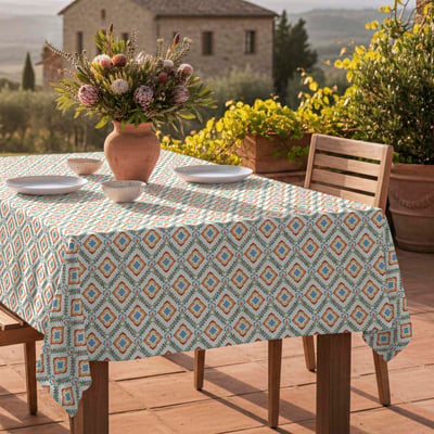 Nappe anti-taches Agadir - 100% coton - NAF NAF HOME