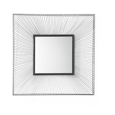 Miroir carré en métal, East RECOLLECTION
