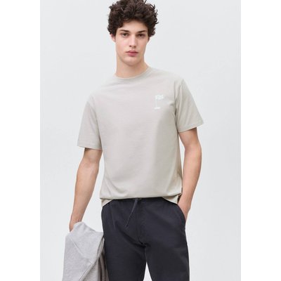 T-shirt 100 % coton motif imprimé MANGO TEEN