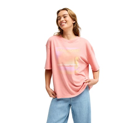 T-shirt oversize à manches courtes WASHED. ROXY