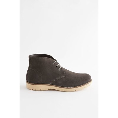 Bottines chukka à lacets tige en cuir NEXT