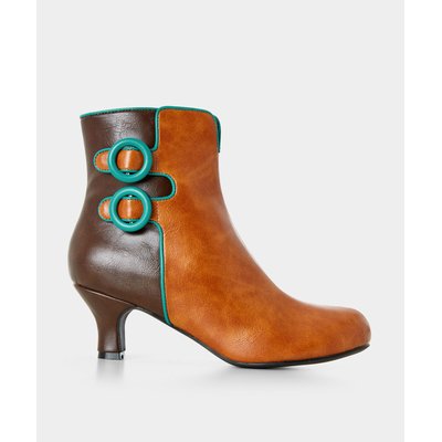 Bottines a lacets femme retro La Redoute