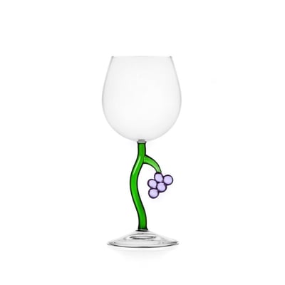 Verre à vin raisin  FRUITS AND FLOWERS ICHENDORF
