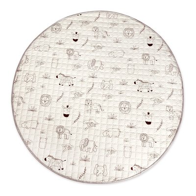 Tapis bebe matelassé animaux SAFARI HAKUNA MATTE