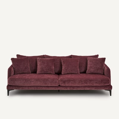 3- oder 4-Sitzer-Sofa aus gemischtem Velours, MODERNISTE, Design Emmanuel Gallina AM.PM X EMMANUEL GALLINA