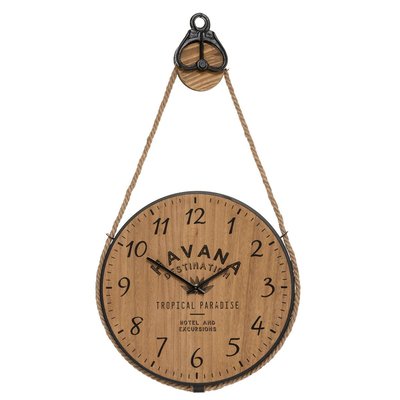 Horloge poulie CUBA ATMOSPHERA