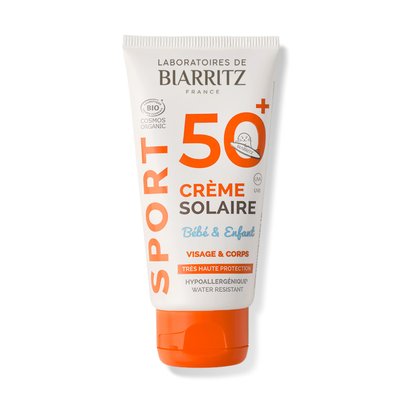 Crème solaire sport bébé SPF50+ bio LABORATOIRES DE BIARRITZ