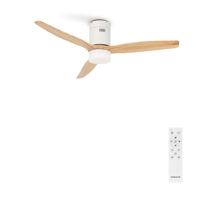 Ventilateur de plafond avec pales techniques en ABS avec lumière et télécommande WIND CALM CREATE
