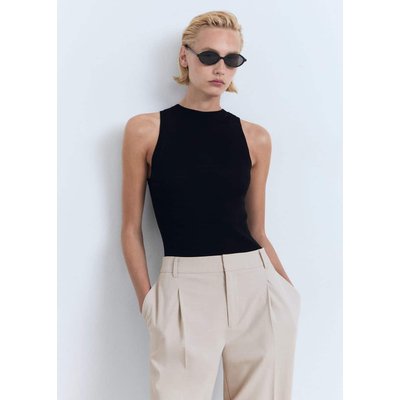 Pantalon droit pinces MANGO