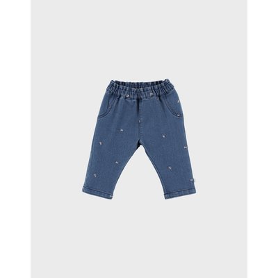 Pantalon en denim brodé NOUKIE'S