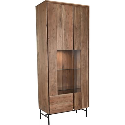 Vitrine en acacia et verre, Moderno RECOLLECTION