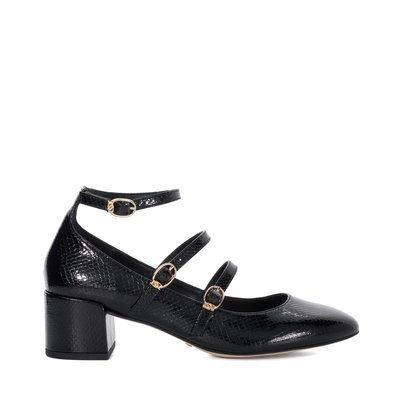 Escarpins à talons bas avec motif effet croco - APPROACH DUNE LONDON