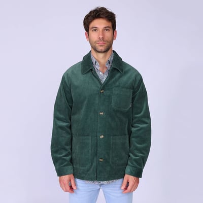 Veste peintre en velours côtelé MISE AU GREEN