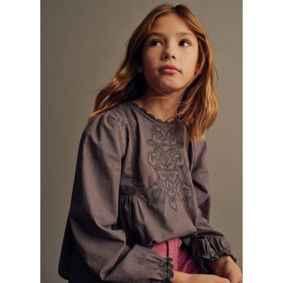 Blouse détails brodés MANGO KIDS