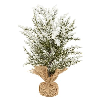 Décoration arbre en pot H31 cm 8 LED blanc chaud à piles FEERIC LIGHTS & CHRISTMAS