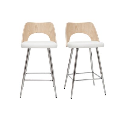 Tabourets de bar design H66.5 (lot de 2) FALCOM MILIBOO