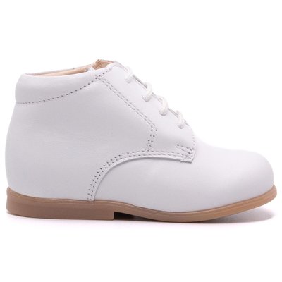 Bottines blanches cuir La Redoute