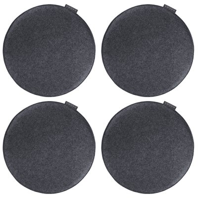 Galettes de chaise imitation feutre AVARO 35cm- lot de 4 MAGMA HEIMTEX