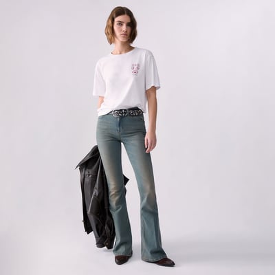 T-shirt avec imprimé au dos LIU JO