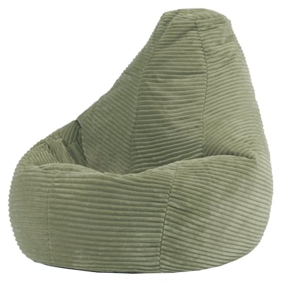 Pouf poire enfant à dossier haut velours côtelé Oeko-Tex® - DALTON ICON