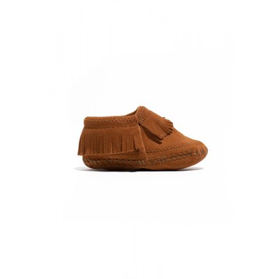 Chaussons souples en cuir suede RILEY MINNETONKA