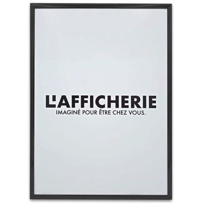 Cadre aluminium noir L'AFFICHERIE