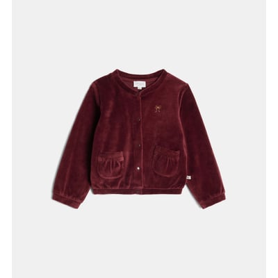 Gilet valou en velours de coton bio CADET ROUSSELLE