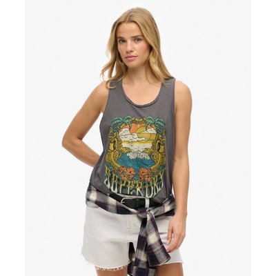 Débardeur à dos nageur et motif Psych SUPERDRY