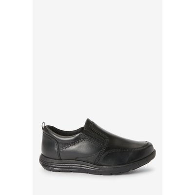 Mocassins d'école en cuir extra large NEXT