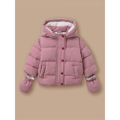 Doudoune motif vichy CYRILLUS